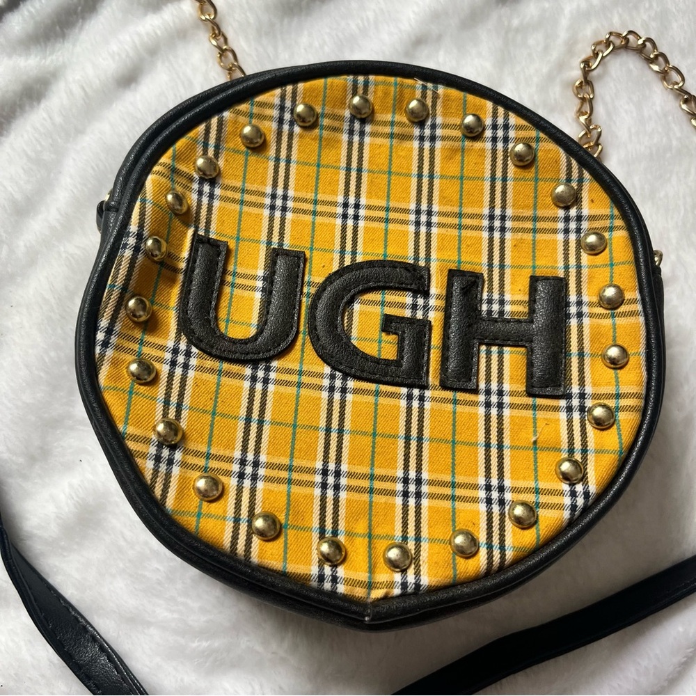 Plaid Studded UGH Purse